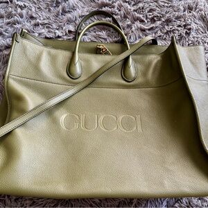 Gucci Green Tote Bag
